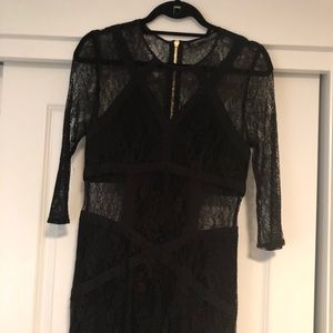 Lace little black dress!